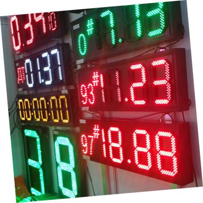 China Gas Station Led Digital Price Gas Station Led Sign for sale