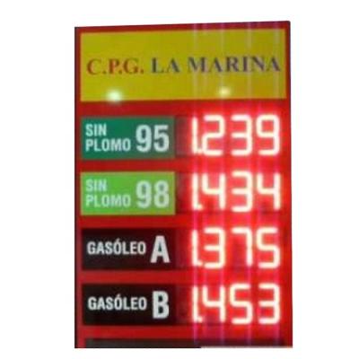 China Gas Station Gas Station Billboard Led Gas Price Sign Xx Moves for sale