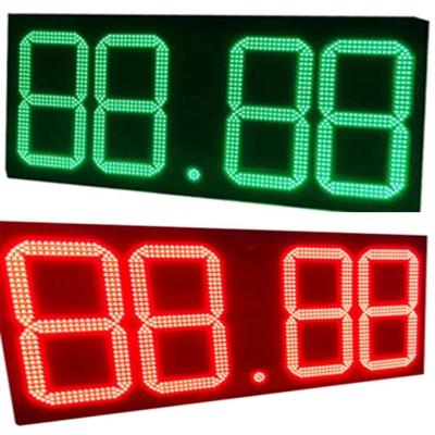 China gas station gas station led price sign digit / led gas station price sign / led gas price sign cash credit for sale