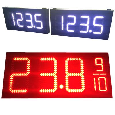 China gas station led gas station sign / gas station price led sign panel / xxx digit video wireless gas price sign for sale