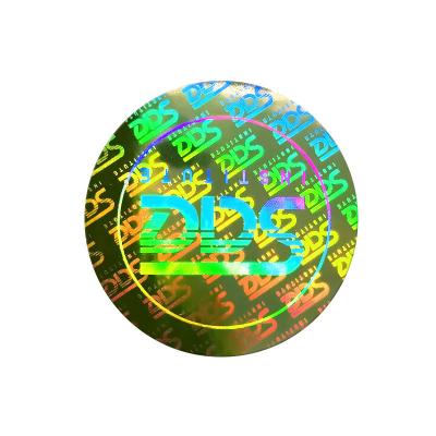 China Custom Holographic Laser Label Sticker Roll Clear ID Card Clear Holographic Laser Label Sticker for sale