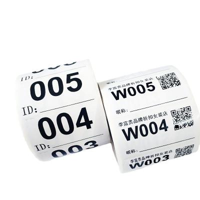 China Custom Sticker Holographic QR Label Roll Anti Tamper Proofing QR Code Scratch Off Labels for sale