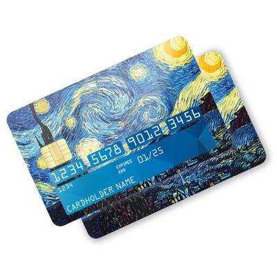 China Waterproof Credit Card Sticker with Anime Style Vinyl Trippy Sticker for Credit Debit Carry Card for sale