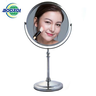 China Hot Selling Professional Vanity Mirror 10x HD Magnifying Metal Magnifying Makeup Cosmetic Standing Mirror For Decor Bedroom for sale