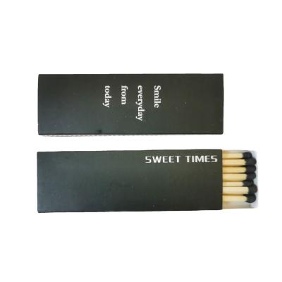 China Hot Selling Birthdays Wooden Stick Matches Custom Hotel Advertising Safety Matchbox Matches for sale