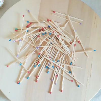 China Birthdays Matches Disposable Bulk Matches Customizable Matchbox 10cm Long Rod Colored Main Wholesale Match for sale