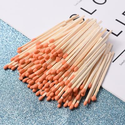 China Birthdays Matches Bulk Wholesale Matches Rod Colored Head Long Wooden Matches Bulk Custom Made for sale