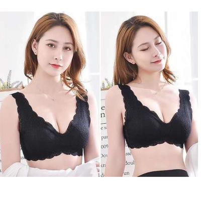 China QUICK DRY Fast Shipping Comfortable Women Seamless Bra With Lace for sale