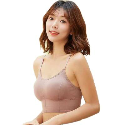 China New U Back Chest Girl Sports Tube QUICK DRY Top Wrapped Lady Vest Seamless Bra for sale