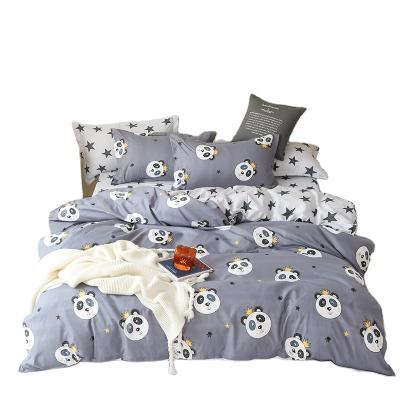 China Modern Super Cute 100% Polyester Panda Print Bedding Set for sale