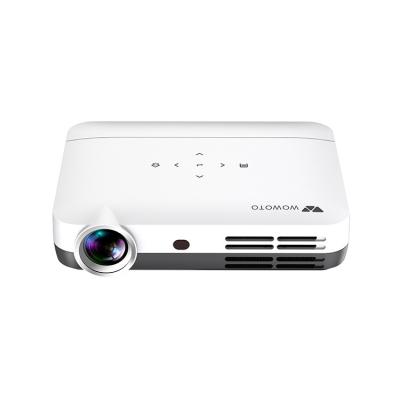 China Hot Sale H10 Internet Mini Built-in Smart Portable DLP Wifi HD 1080p Desktop LED Outdoor Android9.0 Home Theater Video Projectors for sale