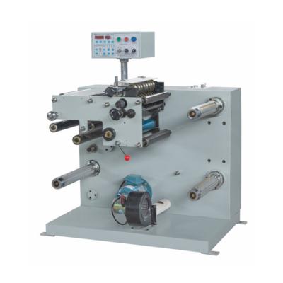 China Full Automatic FQ-320 Narrrow Web Sticker Label Paper Slitting Machine Slitter Rewinder for sale