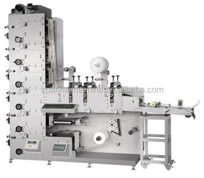 China Multicolor ZBS-G IR UV Adhesive Sticker Label Three Die Cutting Machine with Computer for sale