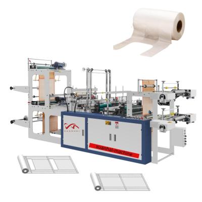 China Plastic t-shirt Packing Shopping Garbage Roll Bag Making Machine price for sale