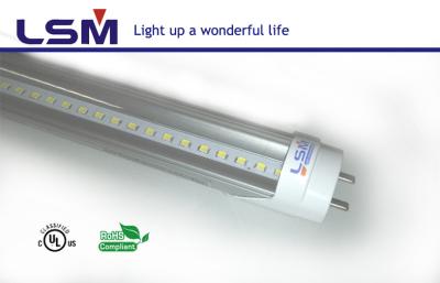 Китай Свет 6000-6500K 100-277v 1800LM пробки СИД T8 Ф26 1200mm 18W SMD продается