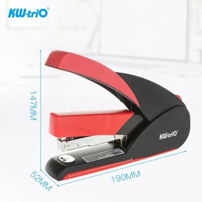 China Fashionable Mini Manual 190*52*147 Mm A3/A4/A5 Paper Standard Power Saving Effort Saving Stapler 75 Mm KW Trio Factory Made Trio for sale