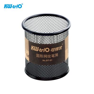 China Round Shape Knit Mesh Pen Holder High Quality and Best Price Factory Made O Shape Steel Metal Round Shape KW-trio NC; JIA BT-01 1PC for sale