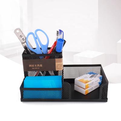 China Factory Made High Quality 3 Compartments and Best Price Mesh Desk Organizer for sale