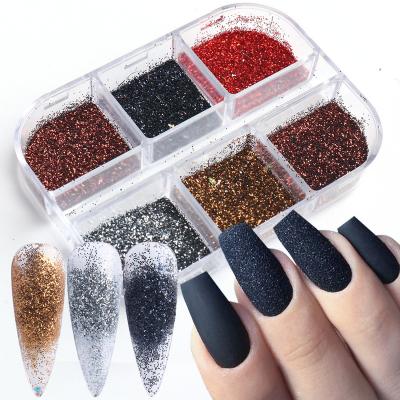 China 2021 Nail Sticker Art Glitter Flakes Gold And Silver Mix Color Set Nail Decoration Sparkling Sequins for sale