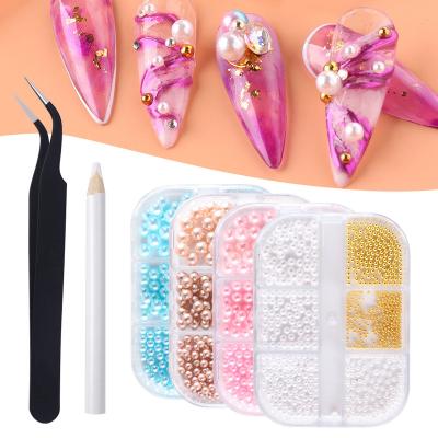 China High Quality Pearl Rhinestone Rhinestones Nail Art Crystal Rhinestone Decoration Diamond Crystal for Nail DIY Supplier for sale