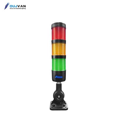 China ABS 3 Layer Machine Alarm Lamp Signal Tower Portable Flashing Led Warning Light With Buzzer for sale