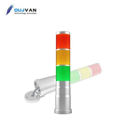 China ABS wholesale 220V three-color fold flashing flasher housing base led signal tower battery warning light for sale