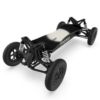 China Newest 10 Inch Adult Wheels 30mph 6s 756w Battery Pneumatic Rubber Off-Road Electric Skateboard For Teenagers for sale