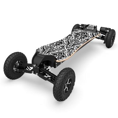 China Adult POWER EV 2021 New Style 8 Inch 200mm Rubber Wheel With On Switch Off Road Electric Skateboard for sale