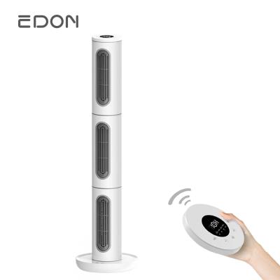 China Use Edon 12v Tower Fan Cooling Tower Bladeless Electric Foldable/Segmented Oscillation/Fan for sale