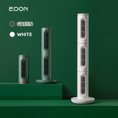 China Novelty Segmented Design Tower Fan Competitive Price Green White Floor Standing Fan Cooler Fan, Durable and Sustainable No Flexible Tower Air Blade for sale