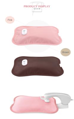 China Luxury Rechargeable Silicone Cloth Cover Flannel Health Care Winter Hand Warmer Warmer for sale