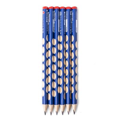 China office & School Pencil M&G Comfortable Easy Start Ergonomic Triangle 2B Jumbo Wooden Pencils Easy To Sharpen School Students Kids Writing Pencil for sale