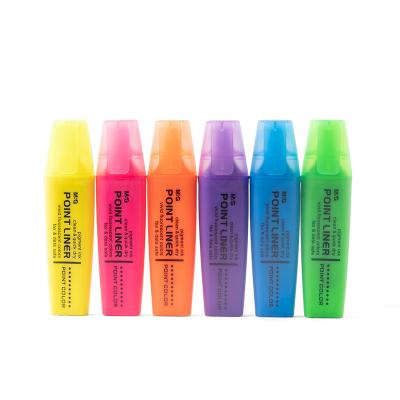 China office & School Best Selling M&G Flavored Vegan Markers Colors Highlighter Set For School for sale