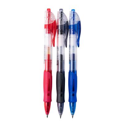 China M&G 0.5mm Gel Pen With Comfortable Ergonomic Rubber Normal Hot Selling Retractable Grip Stationery Gift Set For Kids for sale