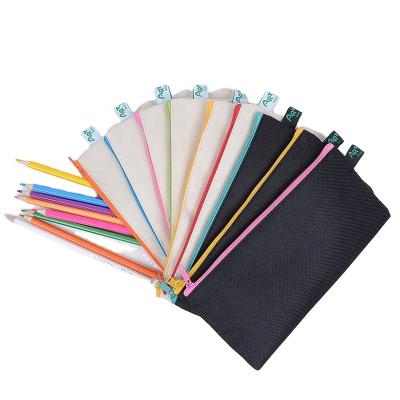 China 100% Cotton Canvas Eco-Friendly Wholesale Gifts Promotional Candy Pencil Bags for sale