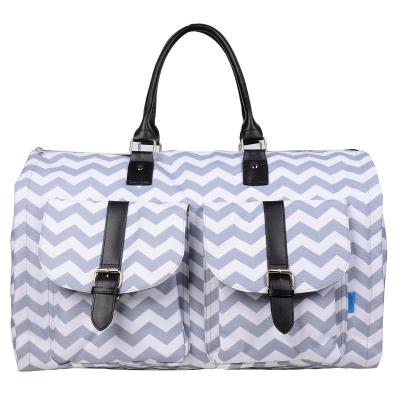 China Large Capacity Functional Waterproof Diaper Bag With Shoulder Strap And Handle for sale