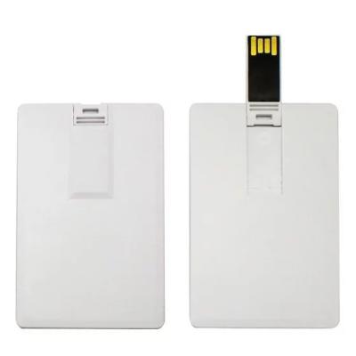 China PC Usb Drive Business Card Flash USB 2.0 Full Color Printing Popular Gift Advertising Plastic 8GB Pendrive 16GB Credit Card USB Flash Drive for sale