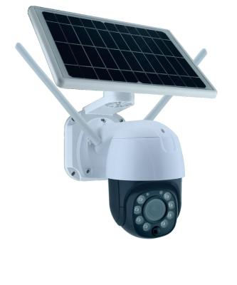 China Solar Outdoor Human Sunlight Powered Camera 4G Camera PTZ PIR Detection Zoom 4G Camera 5X CCTV Motion Detection Camera sim card for sale