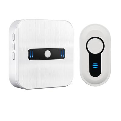 China LIKEPAI ABS Plastic Wireless Doorbell Battery Operated For Home Door Bell Battery Operated Chime With 1 Handheld Waterproof 2 Receiver Push B for sale