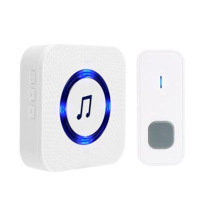 China LIKEPAI ABS Doorbell 55 Kinds Music 110dB Plastic Wireless Doorbell Ring Waterproof Wireless Smart Doorbell LIKEPAI for sale