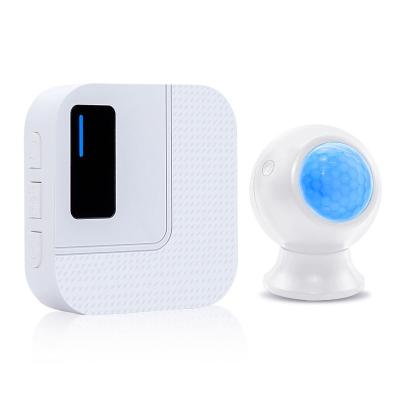 China ABS plastic wifi PIR motion security plastic smart wall mounted sensor alarm portable tuya social worker LIKEPAI vigilant beeper for detecting home alarm for sale