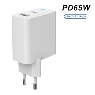 China 65W GaN Charger Laptop PD USB Phone QC3.0 Fast Wall Charger Type C All In One Adapter For iPhone 12 pro Max Macbook Tablet Laptop for sale