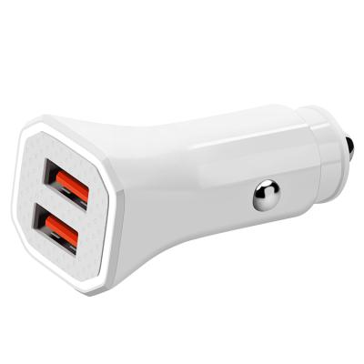 China UniversalÂ   12-27.5W Dual Port Multi Device USB Car Charger DC12-24V Car Charger with 5V/2.4A and 5V/3.1A Ports for sale