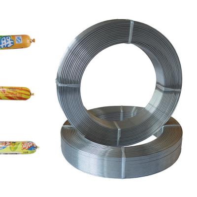 China 5.5 kg/rollo Grado alimenticio de aluminio de más alto nivel Rodillos de alambre para embalaje de salchichas en venta