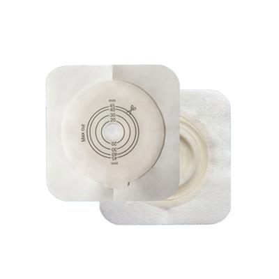 China Sistema de 2 piezas Bolso colector de cuidados de ostomía / Bolso de colostomía Estoma con película de CO EX altamente resistente en venta