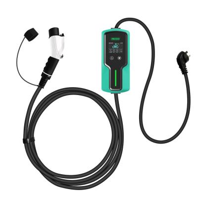 China 2024 NEW  32A 7KW  EV Charger Electric Vehicle Fast Charging Station  Portable EV Charger for sale