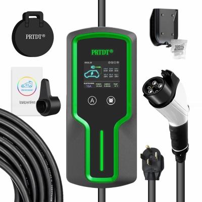 China LCD User Interface AL-GHAZI 32a 7kw 11kw Wallbox Electric Charging Station EV Car Charger for sale