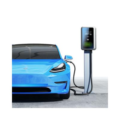 China Prtdt Single Phase Wallbox Type 2 32A 3.5Kw 7Kw 11Kw Power Optional Adjustable Rapid Portable Ev Electric Car Vehicle Charger for sale