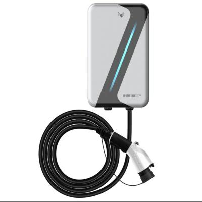 China ID Card Interface Standard 220V 380V EV WALLBOX 32A 7kw-11kw-22kW Electric Car Charger for sale