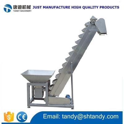 China Fire Resistant Stainless Steel Grain Bucket Conveyor / Single Food Bucket Elevator for sale